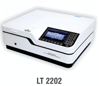 Double Beam Microprocessor UVVIS Spectrophotometer 8 Cell Holder LT-2202- Labtronics