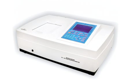 Double Beam Microprocessor UVVIS Spectrophotometer Variable Bandwidth & 8 Cell Holder LT-2204 – Labtronics