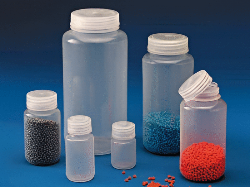 Reagent Bottles (Wide Mouth) - PP-Polylab