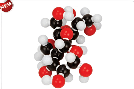 Molecular Model Set m- Sucrose (C12H22O11)-Polylab