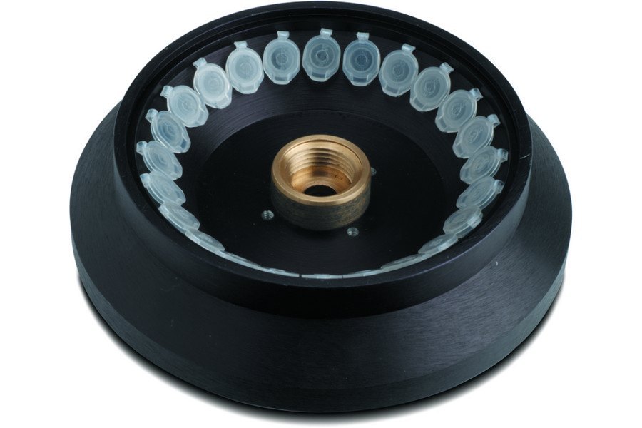 Angle rotor suitable for 12 micro tubes with inserts