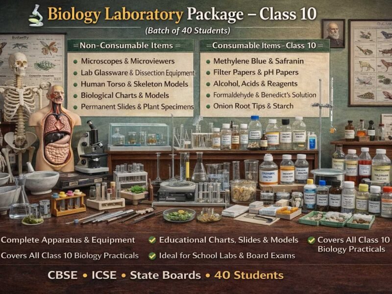 Biology Laboratory Package for Class 10