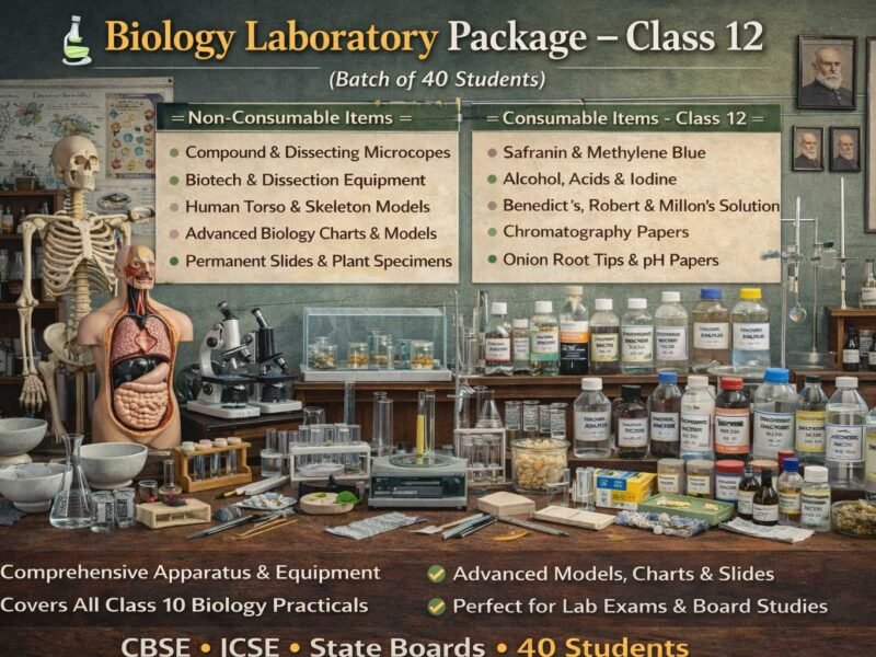 Biology Laboratory Package for Class 12