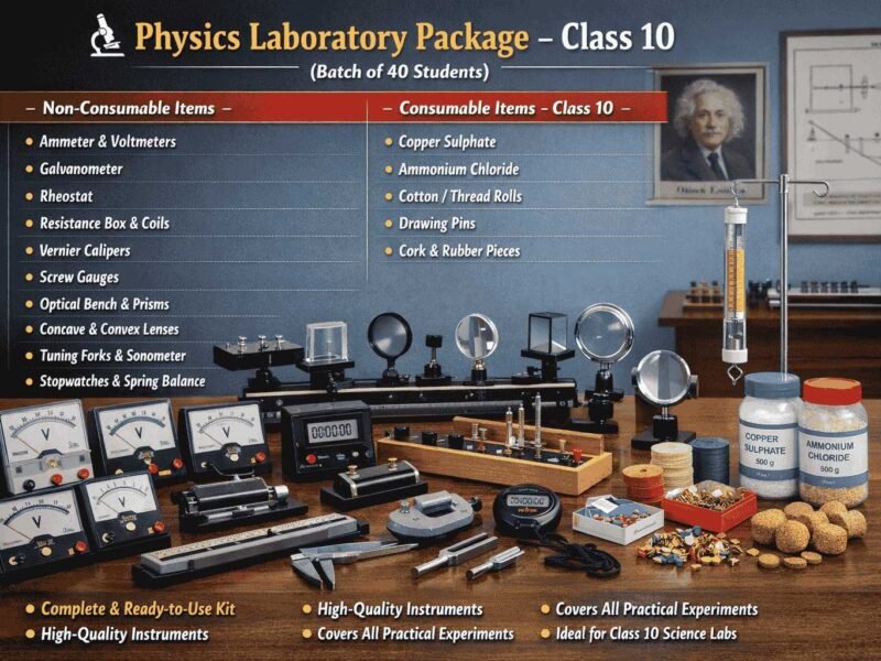 Physics Laboratory Package – Class 10