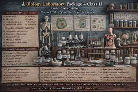 Biology Laboratory Package for Class 11