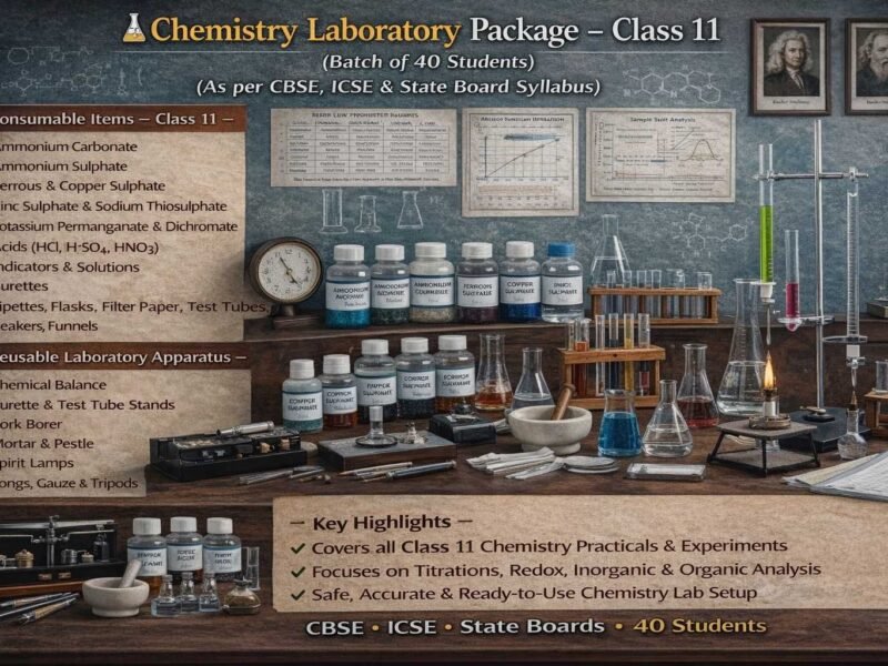 Chemistry Laboratory Package for Class 11