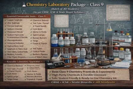 Chemistry Laboratory Package for Class 9